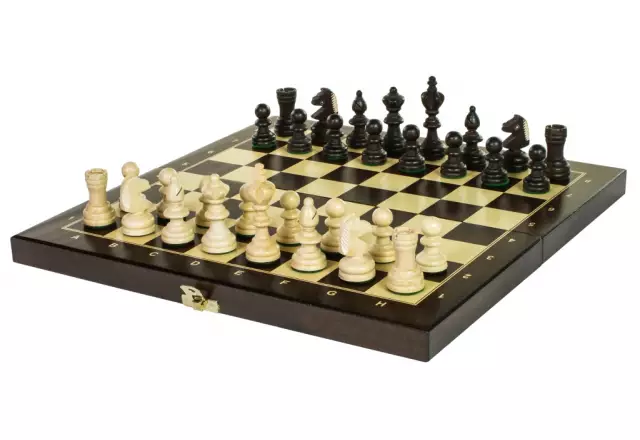 Training 35 cm wooden chess set